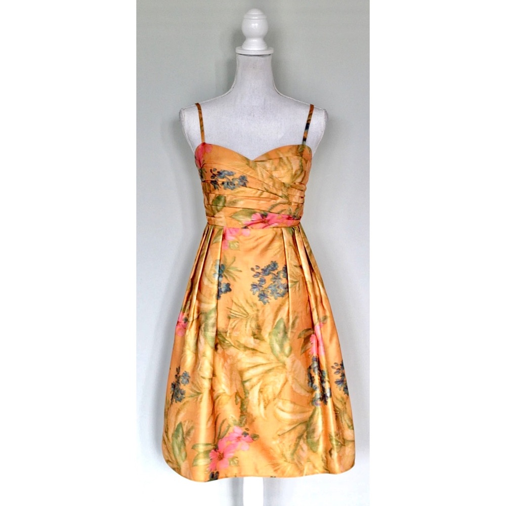 🌈 Gorgeous Floral Anthropologie Cocktail Dress - Picture 4 of 10
